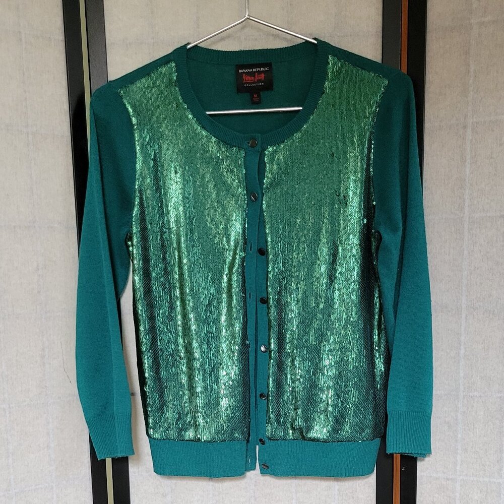 Banana Republic L’wren Scott sequin cardigan